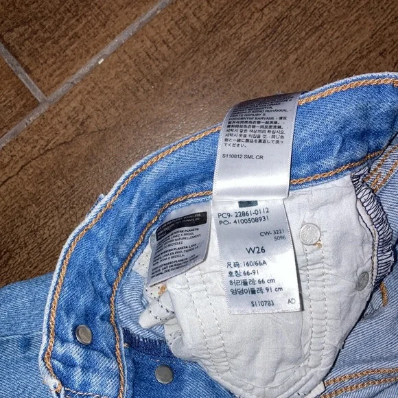 Levi’s wedgie fit jeans - size 26 - Picture 5 of 6